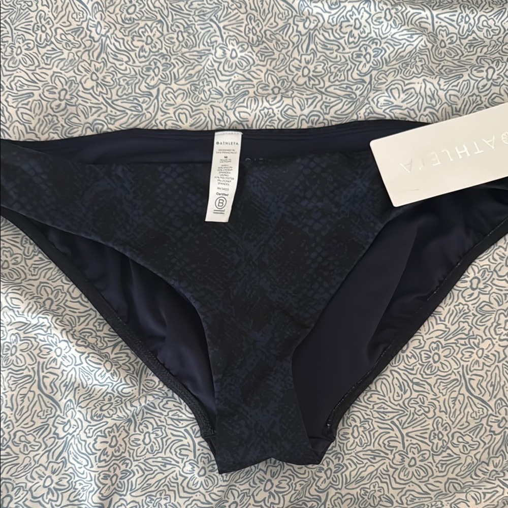 Athleta Dark Blue Bikini Bottom